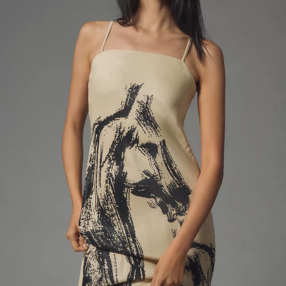 Anthropology CONDITIONS APPLY CHLOE MAXI SLIP DRESS - Picture 2 of 13